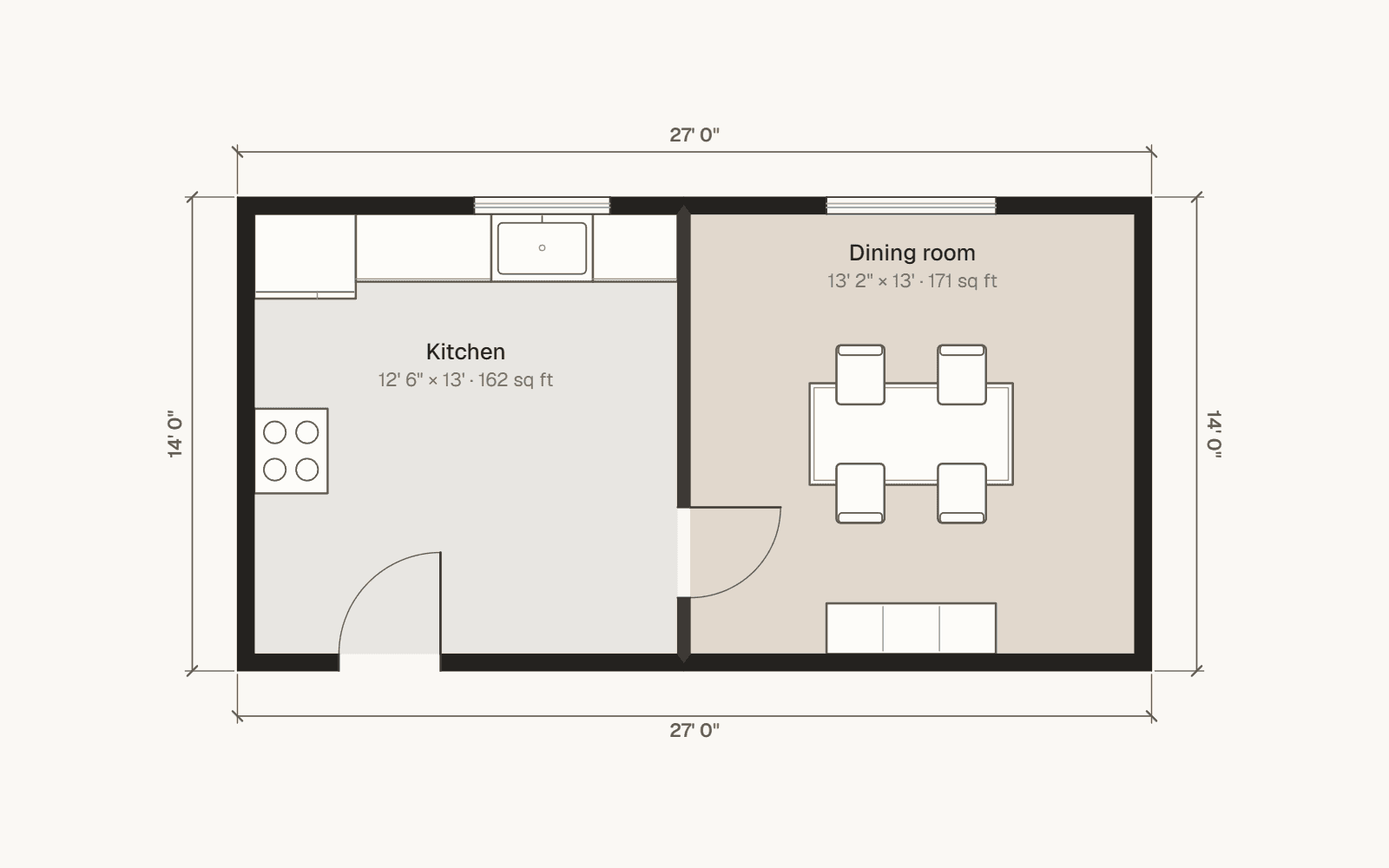Kitchen remodel floor plan